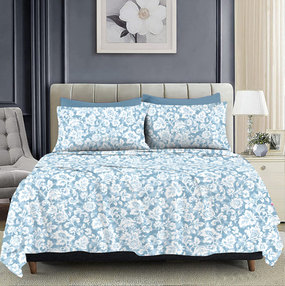 Blossom Boom Deluxe Super King Bed sheet and 2 x Pillow covers